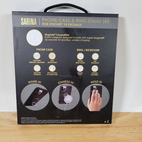 iphone 13 Promax Case Ring Set Kickstand - Picture 2 of 10